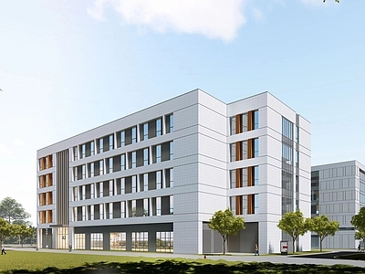 现代轻奢其他工业建筑 现代风格产业园 厂房 简约现代 研发办公
