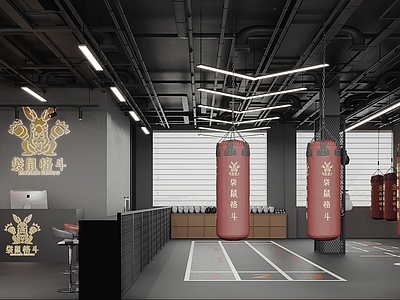 工业风健身房
