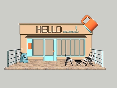 现代简约便利店 店招 便利店 宠物店 咖啡店 甜品店