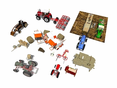 其他工业设备 乡村农具机器合集