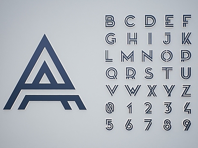 现代挂件 创意艺术抽象字母 字母墙饰 标识标牌 不锈钢金属字母 发光字母