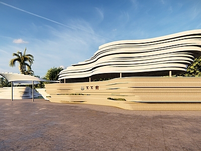 现代极简景观公园 现代景观公园大门 公园景观 景观小品 现代艺术景观大门