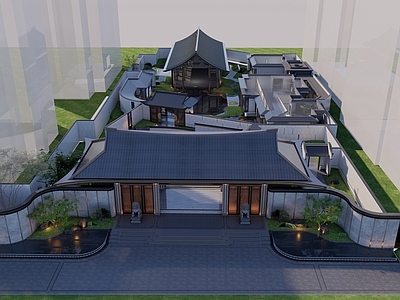 现代小公建 浙江宁波 建发缦云 宋式示范区