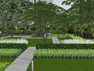 现代口袋公园 口袋公园 街角公园