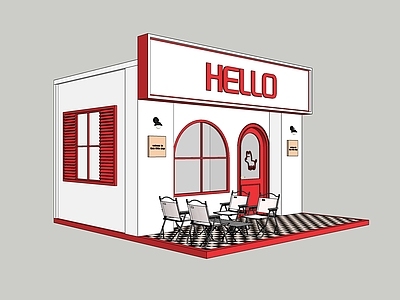现代简约其他店铺 便利店 宠物店 甜品店 咖啡店 店招