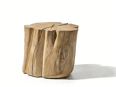 原木风其他凳子 树桩 凳子 根雕