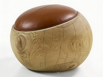 原木风沙发凳 凳子