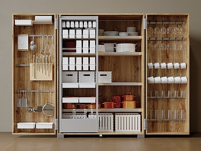 原木风餐边柜 厨房用品