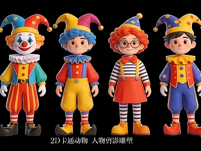 卡通3D风格虚拟人物
