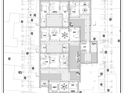 仿古建筑 古建筑改造 建筑平立面图纸 施工图