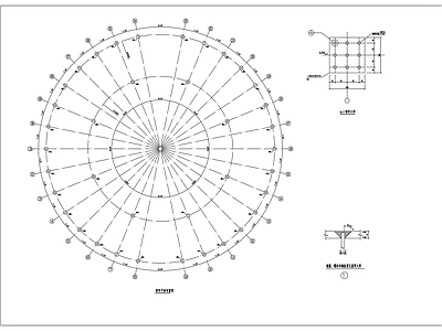 钢结构 球型钢结构 钢结构建筑 施工图
