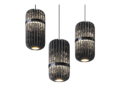 现代简约灯具组合