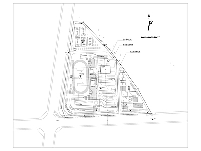 现代学校建筑 现代学校 小学投标 施工图