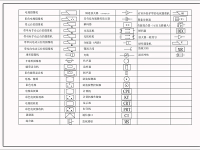 供配电系统 强弱电制图例 施工图