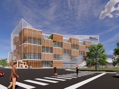 现代社区体育中心 封闭