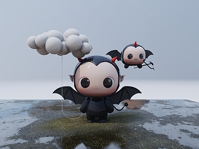 现代雕塑摆件 蝙蝠雕塑