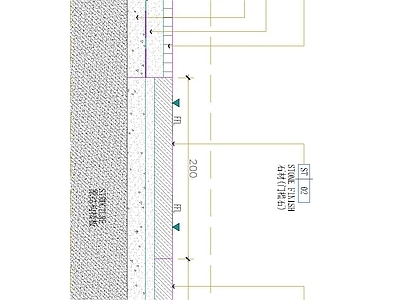 地面综合节点 石材瓷与砖地面 施工图