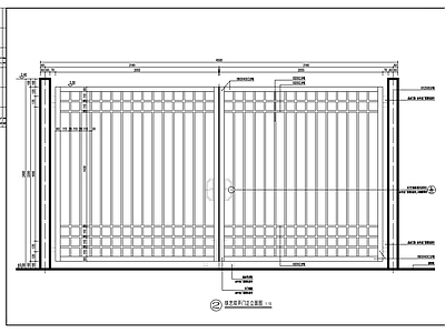 入户门 大门详图 施工图