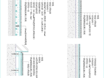 地毯节点 地毯 施工图