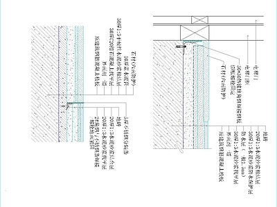 地面综合节点 石材与地砖 施工图