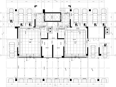 现代其他公共空间 国贸精奢住宅 地下室公区 光厅 平立面图 详图细节图 施工图