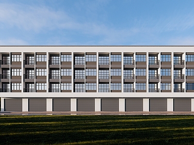 现代新中式其他商业建筑 现代商业 天地楼 沿街商业 自建房 联排别墅