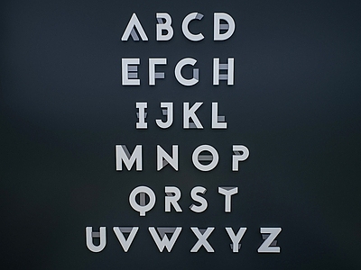 现代挂件 创意艺术抽象字母 字母墙饰 标识标牌 不锈钢金属字母 logo牌