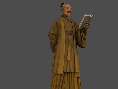 新中式雕塑 孙思邈名医 古代名医雕塑