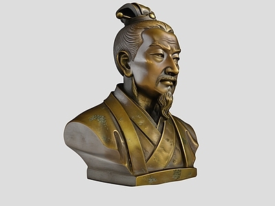 新中式雕塑 扁鹊古代名医 名医古铜雕塑