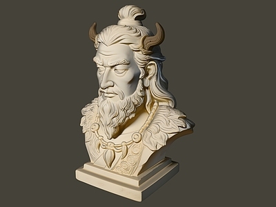 现代新中式雕塑 神农氏古代名医雕