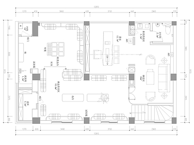 现代服装店 服装店 施工图