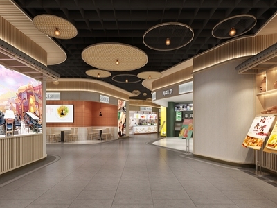 现代商场空间