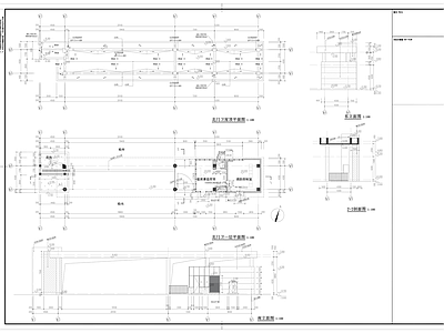 现代学校建筑 学校门卫设计 建筑设计 施工图