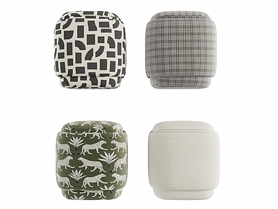 现代简约沙发凳 布艺凳 换鞋凳 梳妆凳