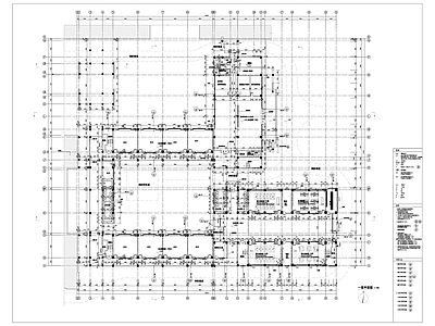现代学校建筑 学校会议中心 艺体楼建筑平面 施工图