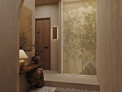 新中式酒店走廊