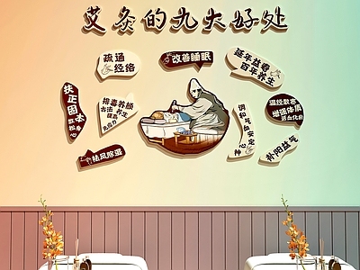 现代美容院 中医馆装饰画 美容院装饰画 养生馆装饰画