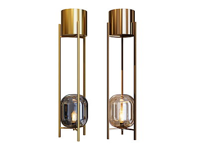 现代轻奢落地灯