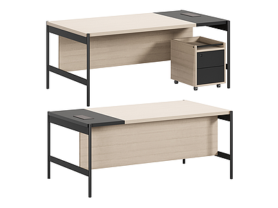 现代简约办公桌