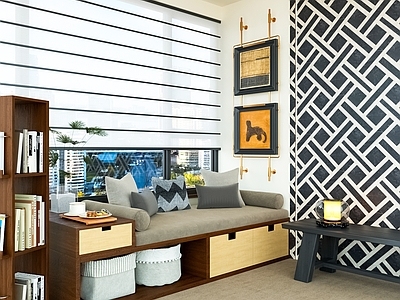 现代简约阳台 阳台