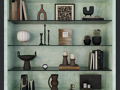 现代简约摆件组合