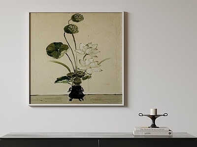 现代极简挂画 抽象装饰画 高端艺术挂画 侘寂中古画 意式肌理油画 黑白装饰画