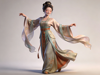 新中式虚拟人物