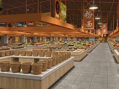 现代菜市场 菜场超市