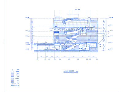 现代酒店建筑 4层宴会厅 螺旋楼梯 施工图