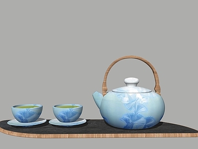 茶具 中式茶具 茶壶 茶杯 托盘 茶水