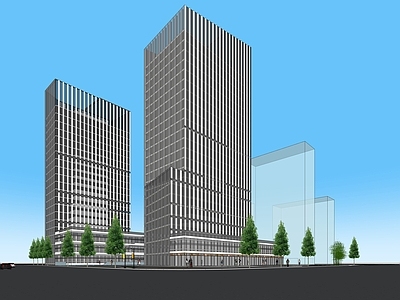 现代产业园办公楼 高层产业园