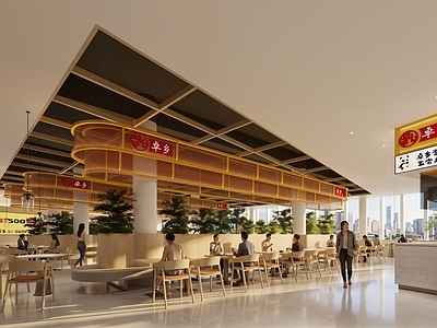 现代中餐厅 快餐厅 中式餐厅