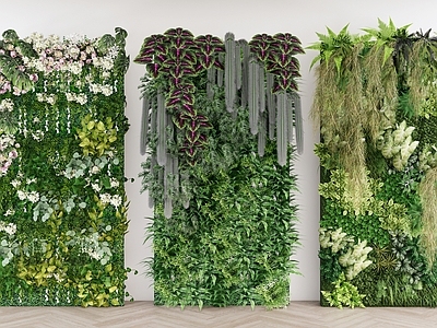 绿植墙 景观植物墙 绿植墙 垂直绿化 植物围挡 花艺美陈