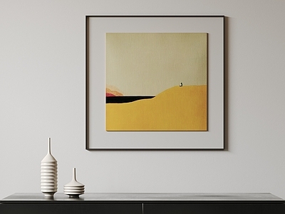 现代极简挂画 抽象装饰画 高端艺术挂画 侘寂中古风画 意式肌理油画 儿童装饰画